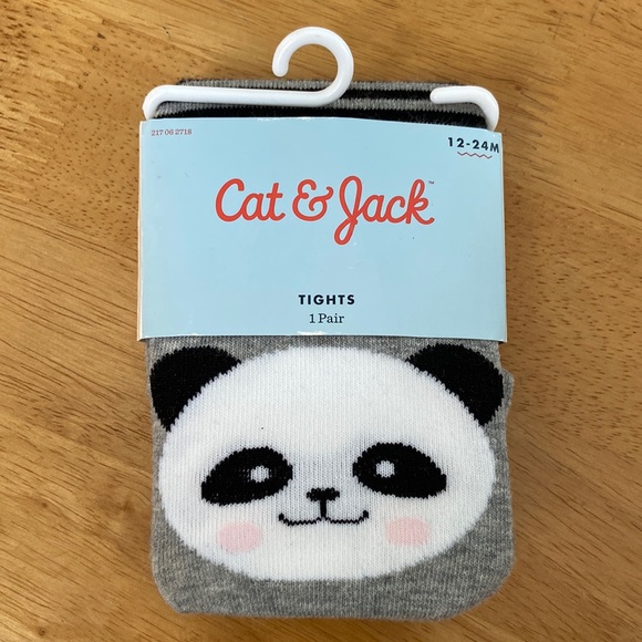 Cat & Jack Other - Panda Tights